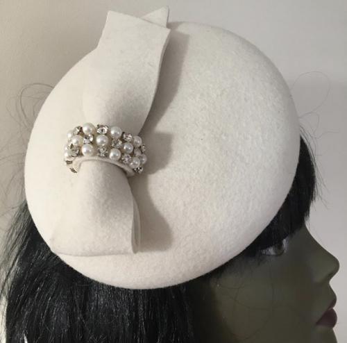 winter wedding hat